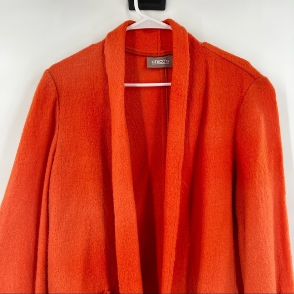 Chico’s linen blend cardigan duster 2 - Picture 2 of 9